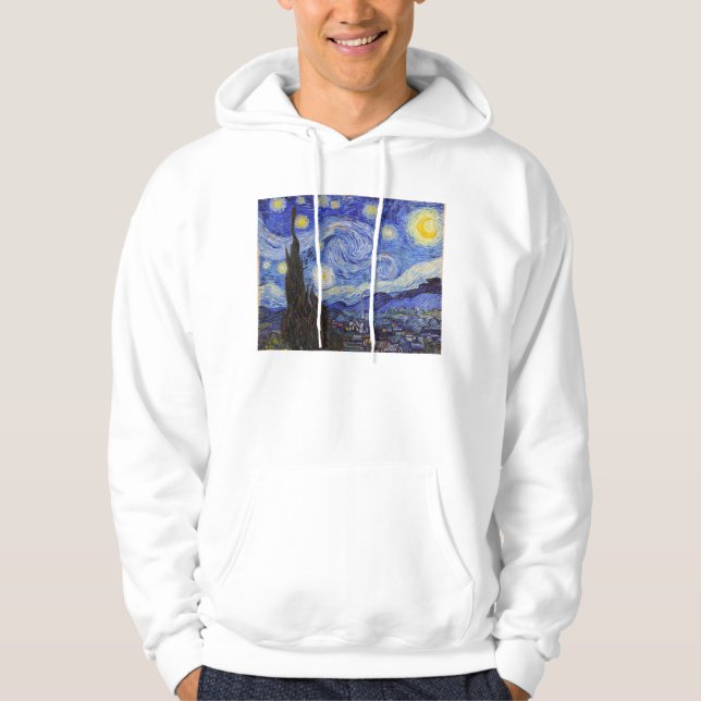Starry Night , Vincent van Gogh Hoodie (Front)