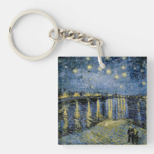  Starry Night  Vincent  van Gogh    Key Ring