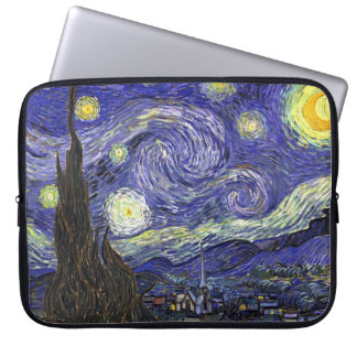 Starry Night, Vincent Van Gogh. Laptop Sleeve