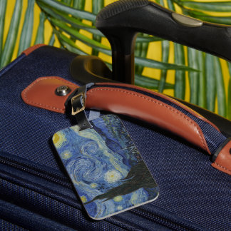 Starry Night Vincent Van Gogh Luggage Tag