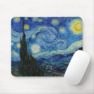 Starry Night   Vincent Van Gogh Mouse Mat