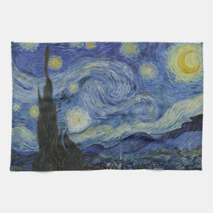 Starry Night Vincent van Gogh Painting Tea Towel