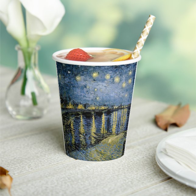  Starry Night  Vincent  van Gogh      Paper Cups (Insitu)