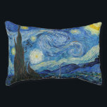 Starry Night | Vincent Van Gogh Pet Bed<br><div class="desc">Starry Night (1889) by Dutch artist Vincent Van Gogh. Original artwork is an oil on canvas depicting an energetic post-impressionist night sky in moody shades of blue and yellow. 

Use the design tools to add custom text or personalise the image.</div>