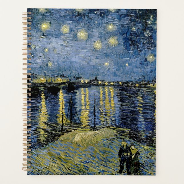  Starry Night  Vincent  van Gogh   Planner (Front)