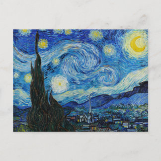 Starry Night Vincent Van Gogh  Postcard