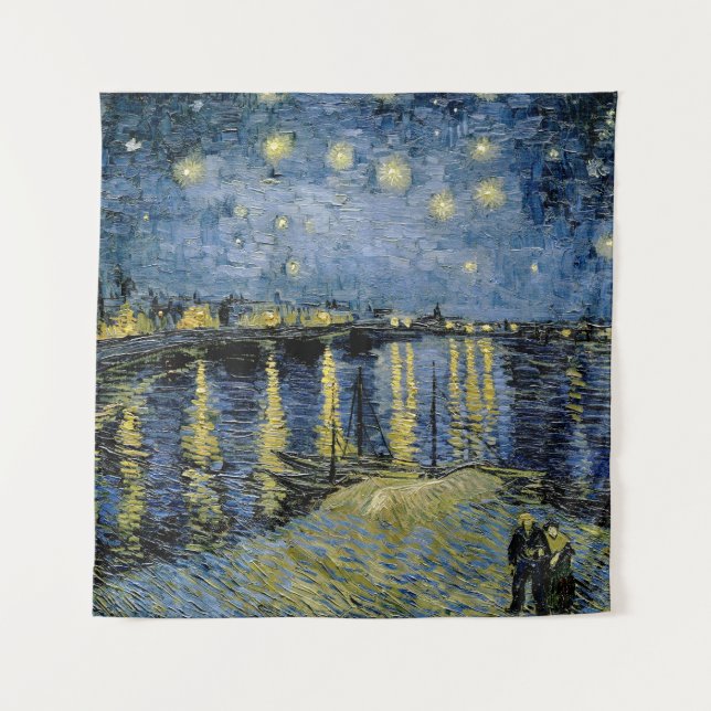  Starry Night  Vincent  van Gogh  Tapestry (Front)