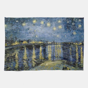  Starry Night  Vincent  van Gogh   Tea Towel