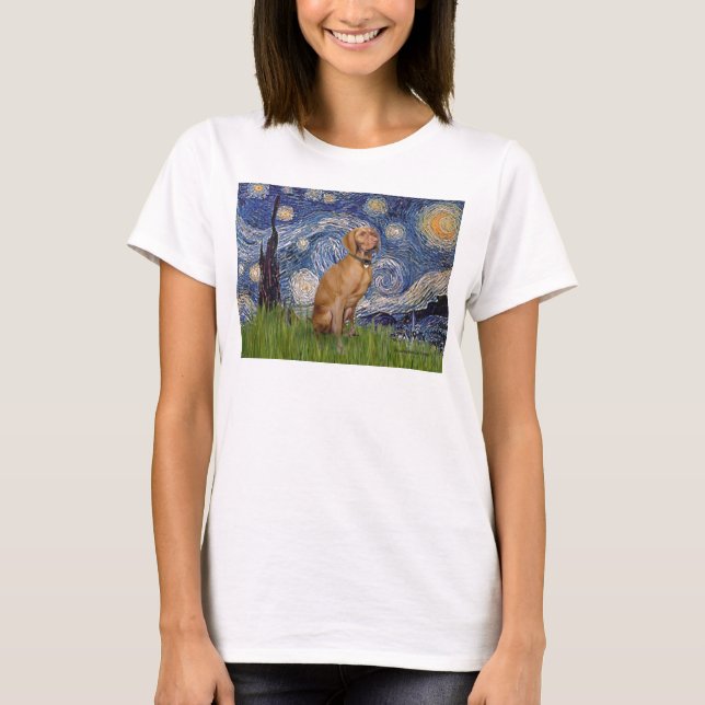 Starry Night - -Viszla 2 T-Shirt (Front)