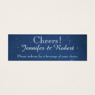 Starry Night Wedding Drink Tickets