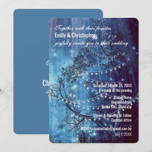 Starry Night Wedding Invitation