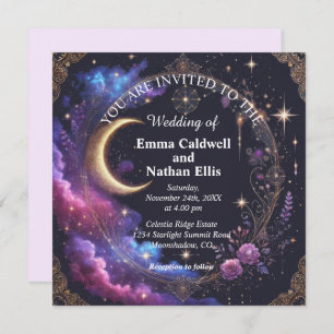 Starry Night Wedding Invitation