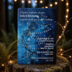Starry Night Wedding Invitation