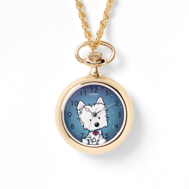 Starry Night Westie Watch (Front)