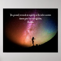 Starry Night You Deserve Your Love Buddha Quote