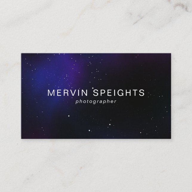 STARRY NIGHTS BUSINESS CARD (Front)