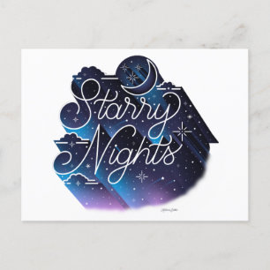 Starry Nights / Postcard
