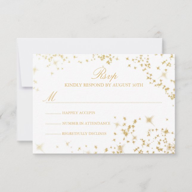 Starry Nights RSVP Card (Front)