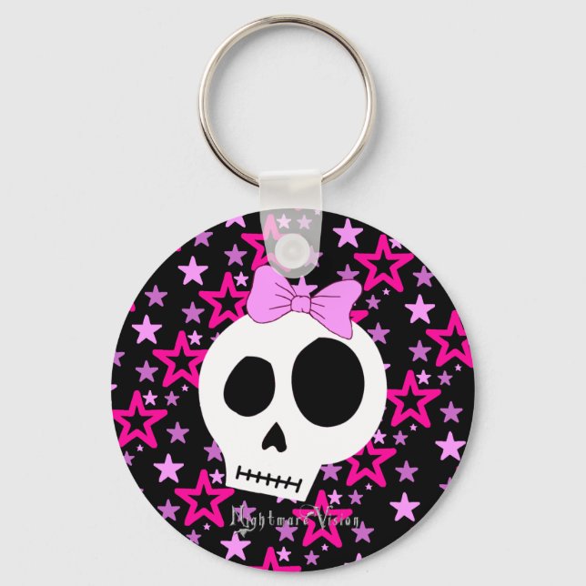 Starry Punk Keychain (Front)