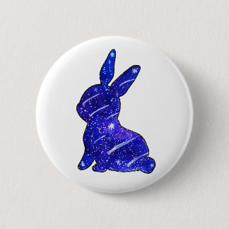 Starry Rabbit Cute Bunny 6 Cm Round Badge