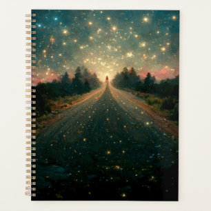 Starry Road Fantasy Landscape Sci-Fi  Planner