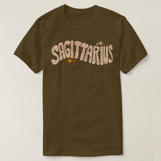 Starry Sagittarius T-Shirt (Design Front)