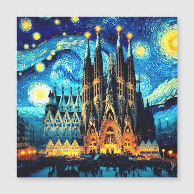 Starry Sagrada Familia Barcelona (Front)