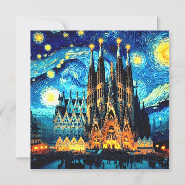 Starry Sagrada Familia Barcelona (Front)