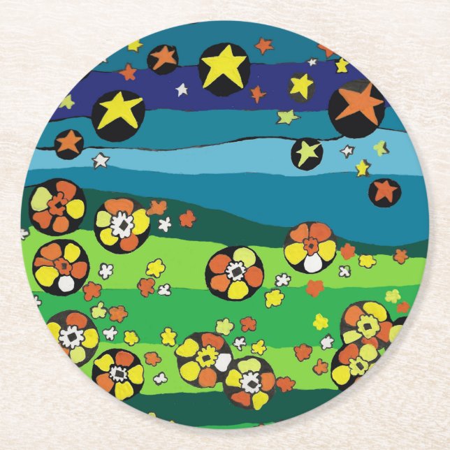 Starry Scene Coaster (Front)