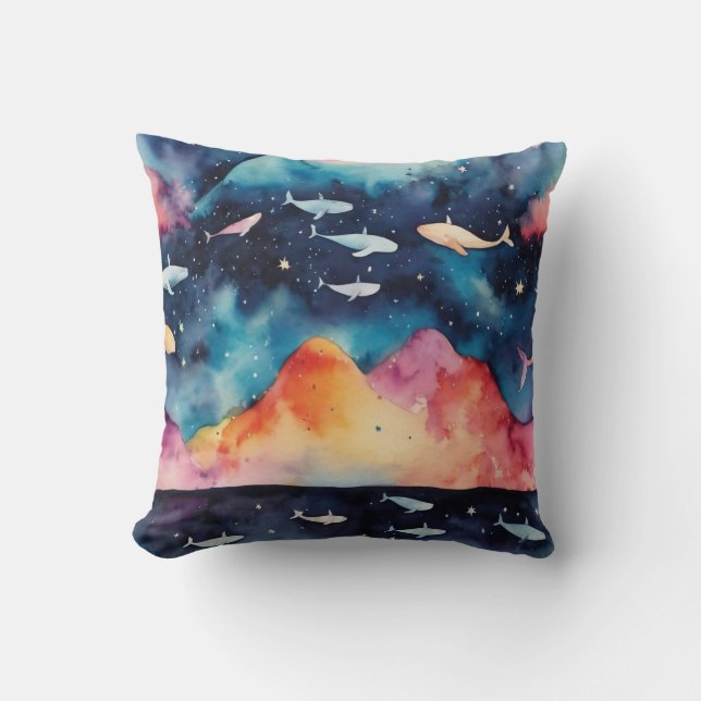 Starry Seascape Cushion (Front)