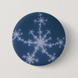 Starry Sky - Fractal 6 Cm Round Badge