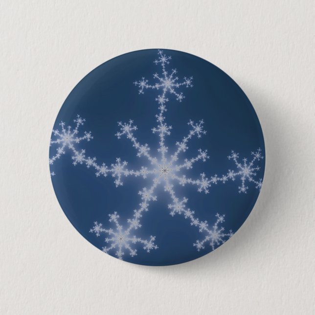 Starry Sky - Fractal 6 Cm Round Badge (Front)