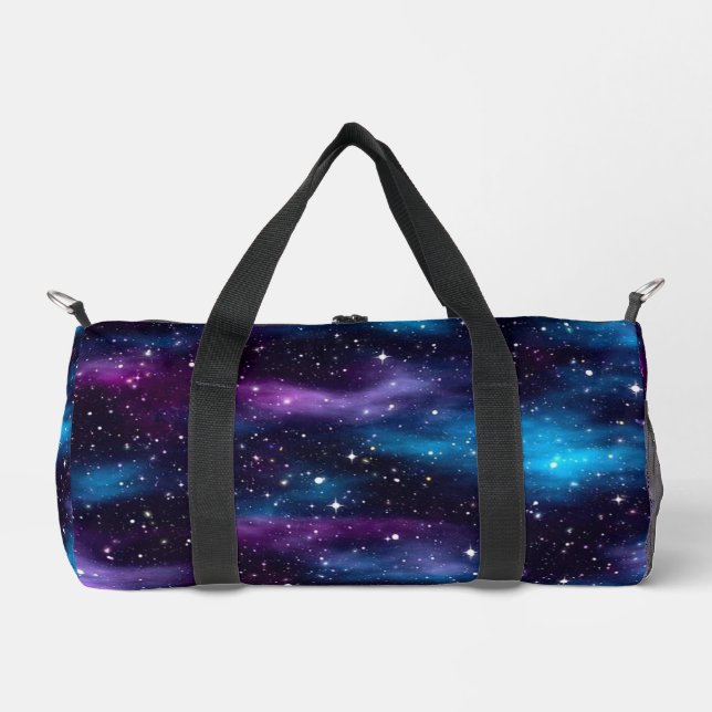 Starry Sky Galaxy Duffle Bag (Front)