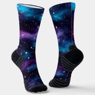 Starry Sky Galaxy  Socks