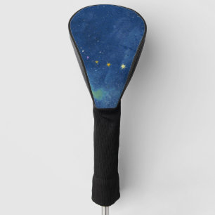 Starry Sky Illustration Golf Head Cover