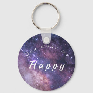 Starry sky   key ring