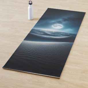 Starry Sky & Moonlit Dunes Yoga Mat