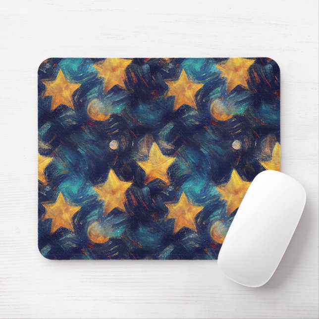 Starry Sky Mouse Mat (With Mouse)