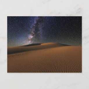 Starry Sky over the Sand Dunes Gobi Desert Postcard
