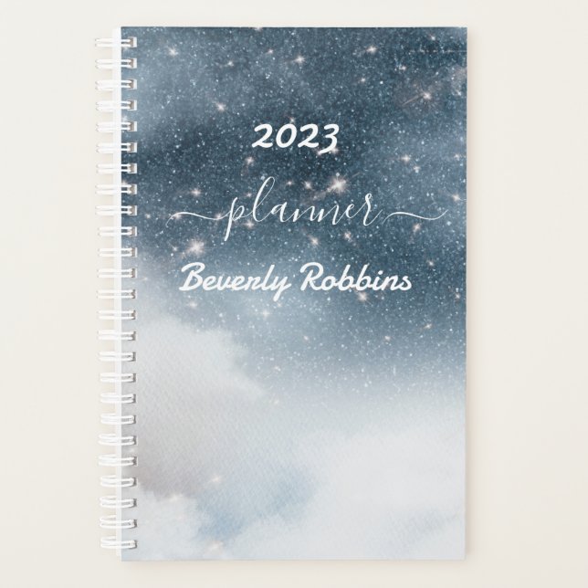 Starry Sky Personalised  Planner (Front)