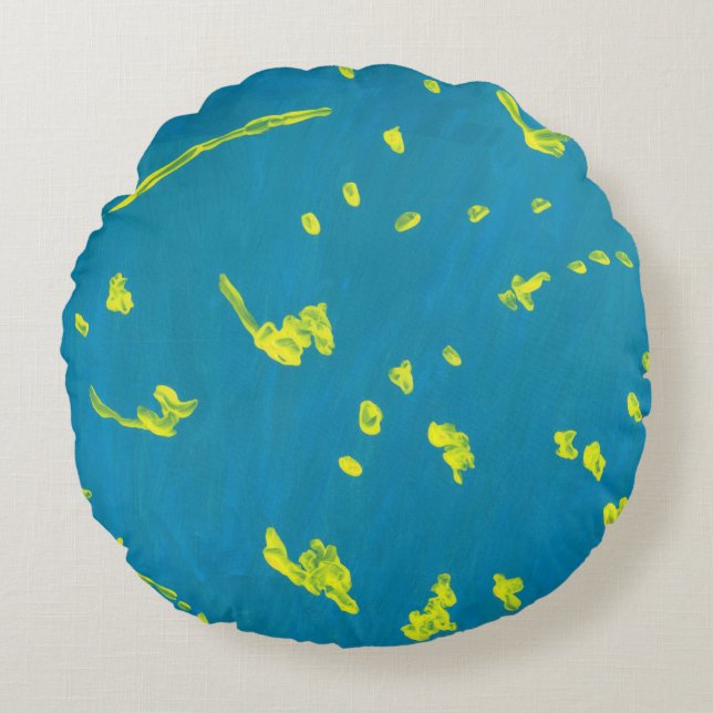 Starry Sky Round Pillow (Front)