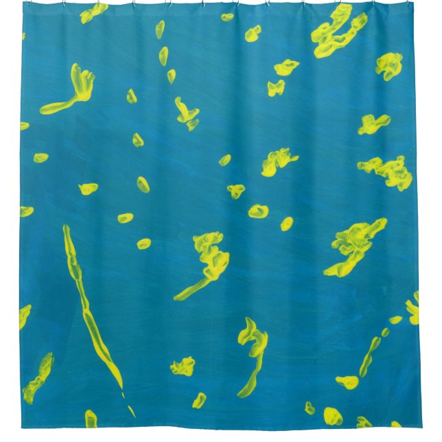 Starry Sky Shower Curtain (Front)