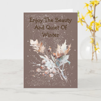 Starry Snowfall Sweet Winter Card