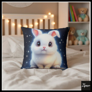 Starry Snuggle Bunny Pillow
