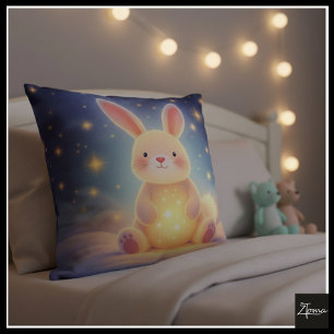 Starry Snuggle Bunny Pillow
