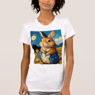 Starry Spring Bunny T-Shirt