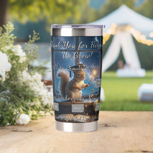 Starry Squirrel Teacher Appreciation Tumbler