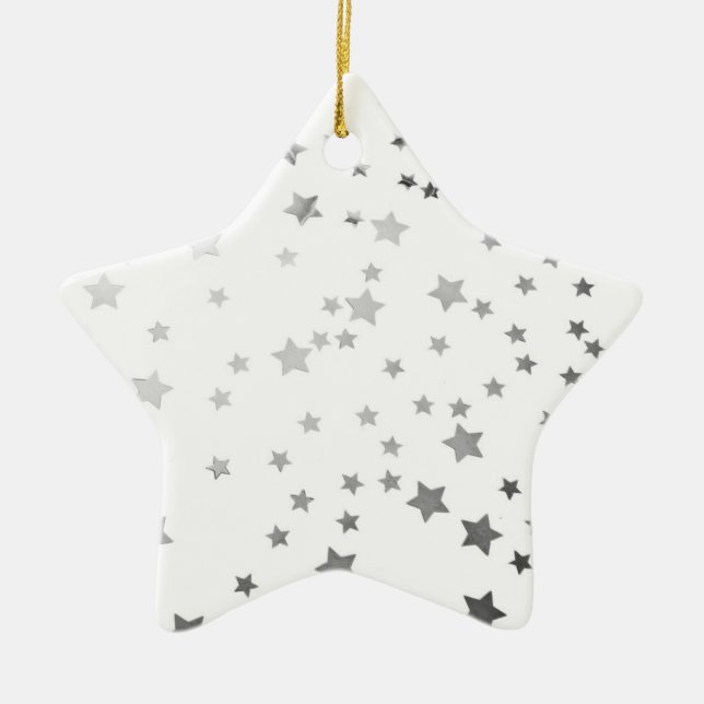 Starry Star Christmas Ornament (Front)