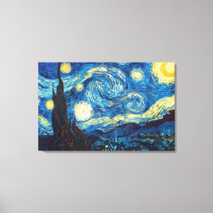 Starry Starry Night by Vincent Van Gogh Canvas Art