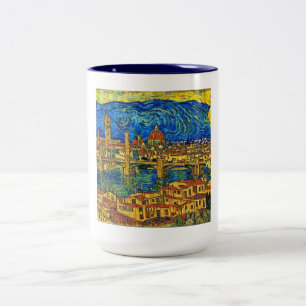 Starry Starry Night Florence Two-Tone Coffee Mug